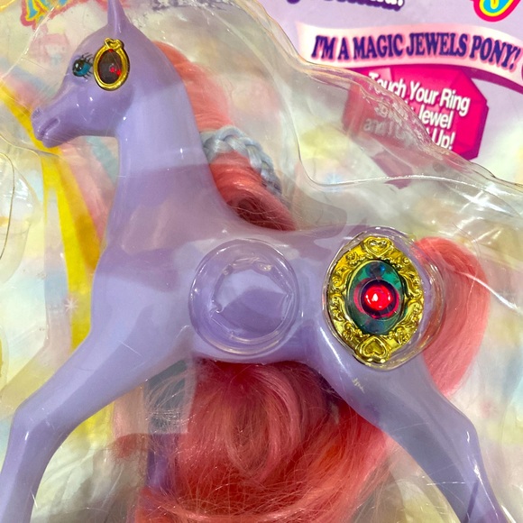 MAGIC TOUCH PONY VTG 90s MAGIC JEWELS PONIES, LIGHT UP & BLINK COLLECTION OF 4 - Picture 5 of 15